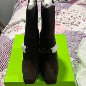 Sam Edelman Dark Brown Heeled Boots